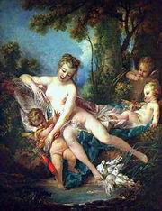 Венера, утешающая купидона (Автор - Франсуа Буше)