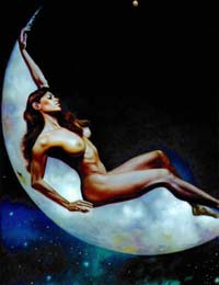 Селена - Луна (Автор - Boris Vallejo)